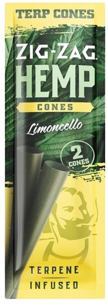 Limoncello Terpene Infused Hemp Cones – Zig Zag CO/B\HA 