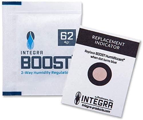 3 Pack Integra Boost 62 Percent RH - 4 Gram, 2-Way Humidity Control, Small Humidor Packs CO/B\HA 