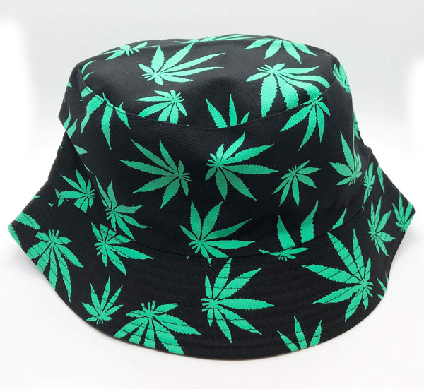 Bucket Hat Canna Leaf - Breathable, comfortable & durable CO/B\HA 