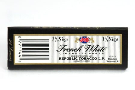 French White 1 1/4 Cigarette Rolling Paper 78mm CO/B\HA 