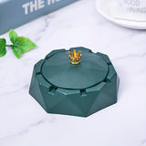 1pc Crown Detail Home Ashtray, Modern Crown Decor Ashtray For Household CO/B\HA 