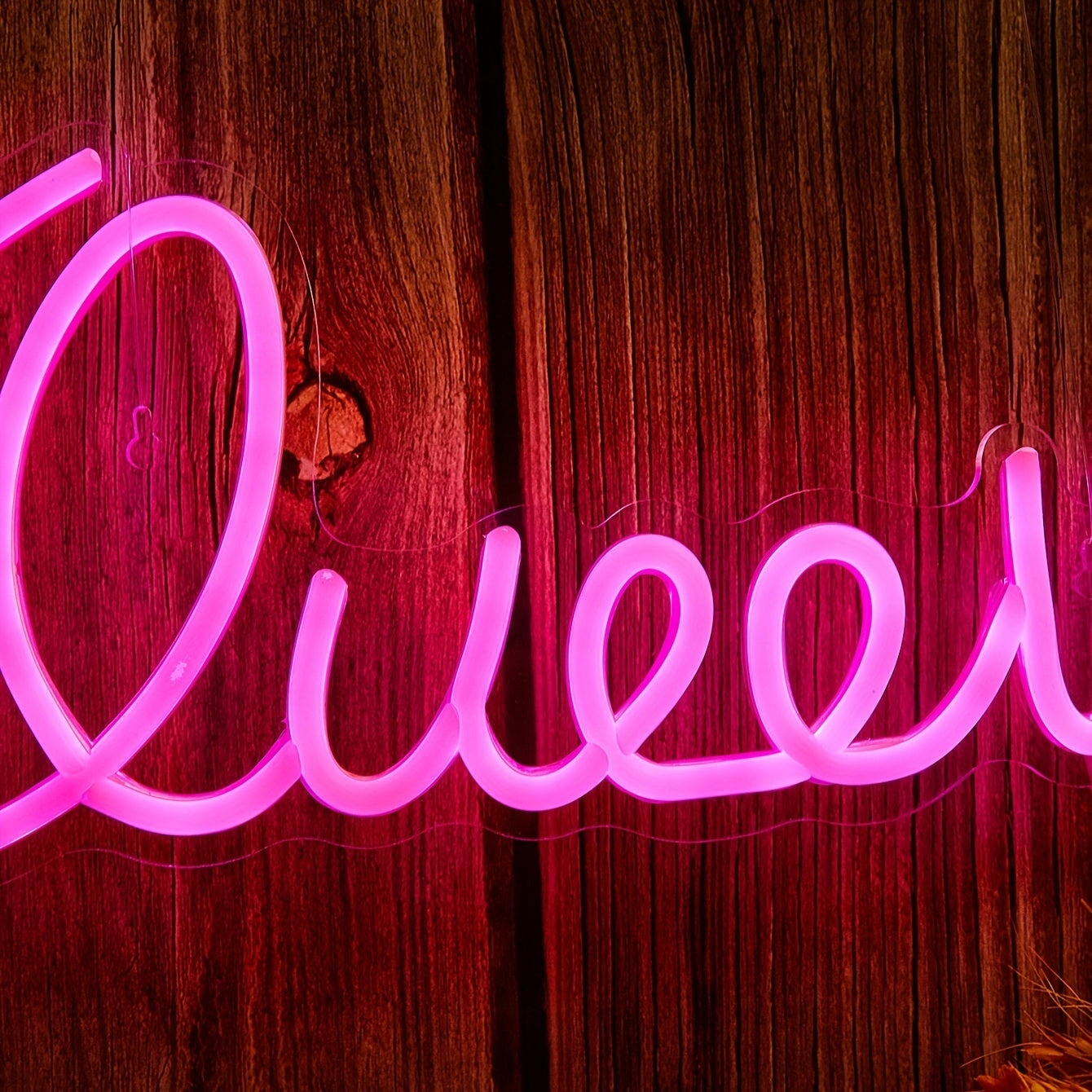 1pc Queen Neon Sign - USB Powered LED Light for Bedroom, Wedding, Birthday, Game Room, and Home Wall Decor CO/B\HA 