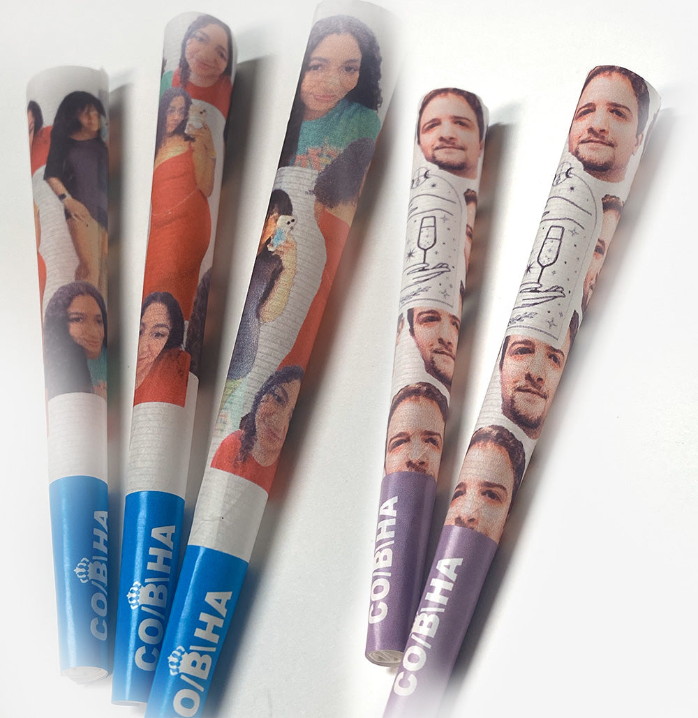 CUSTOM Designer Pre-Roll cones with Custom Tips option