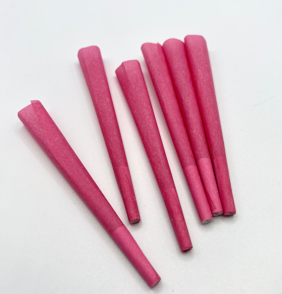 6 Pre Roll Magent Cones + Rice Paper + Natural Pigment CO/B\HA 