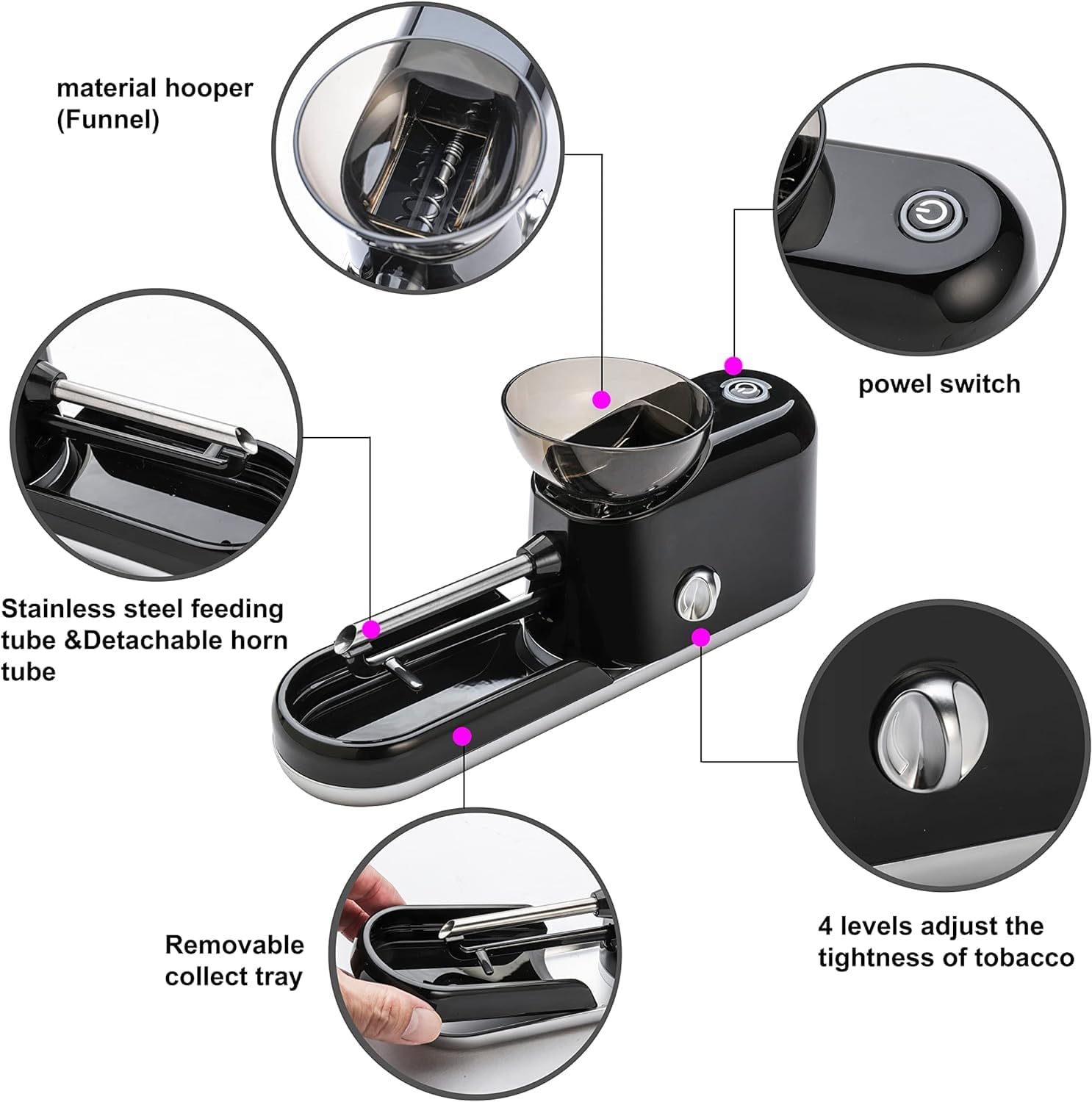 Electric Pre-Roll filler machine,&nbsp;