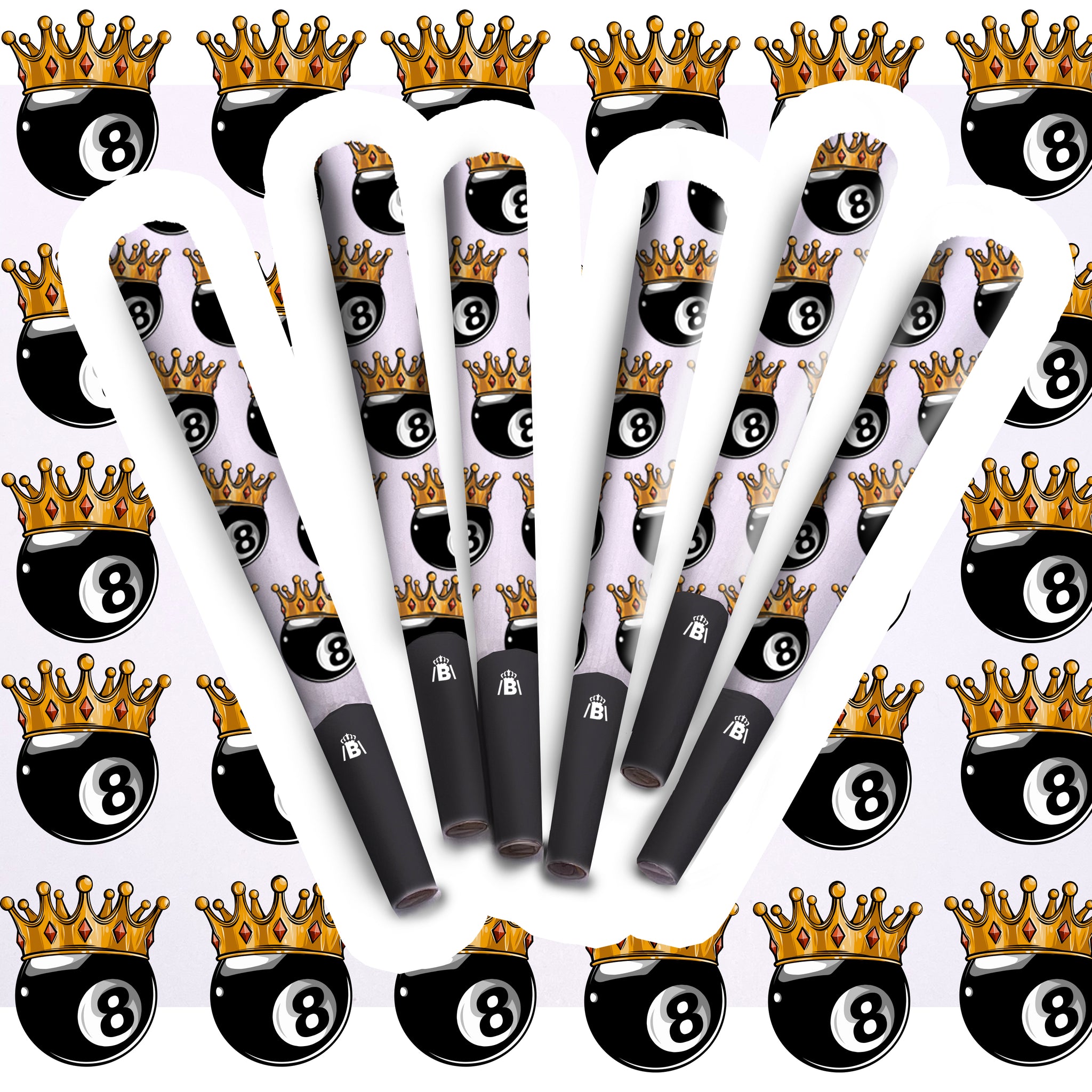 8 Ball Royalty 6 Pre-Roll Cones - 1.5 gram
