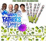 12 Custom Designer Paper cones with Custom Tips option -
