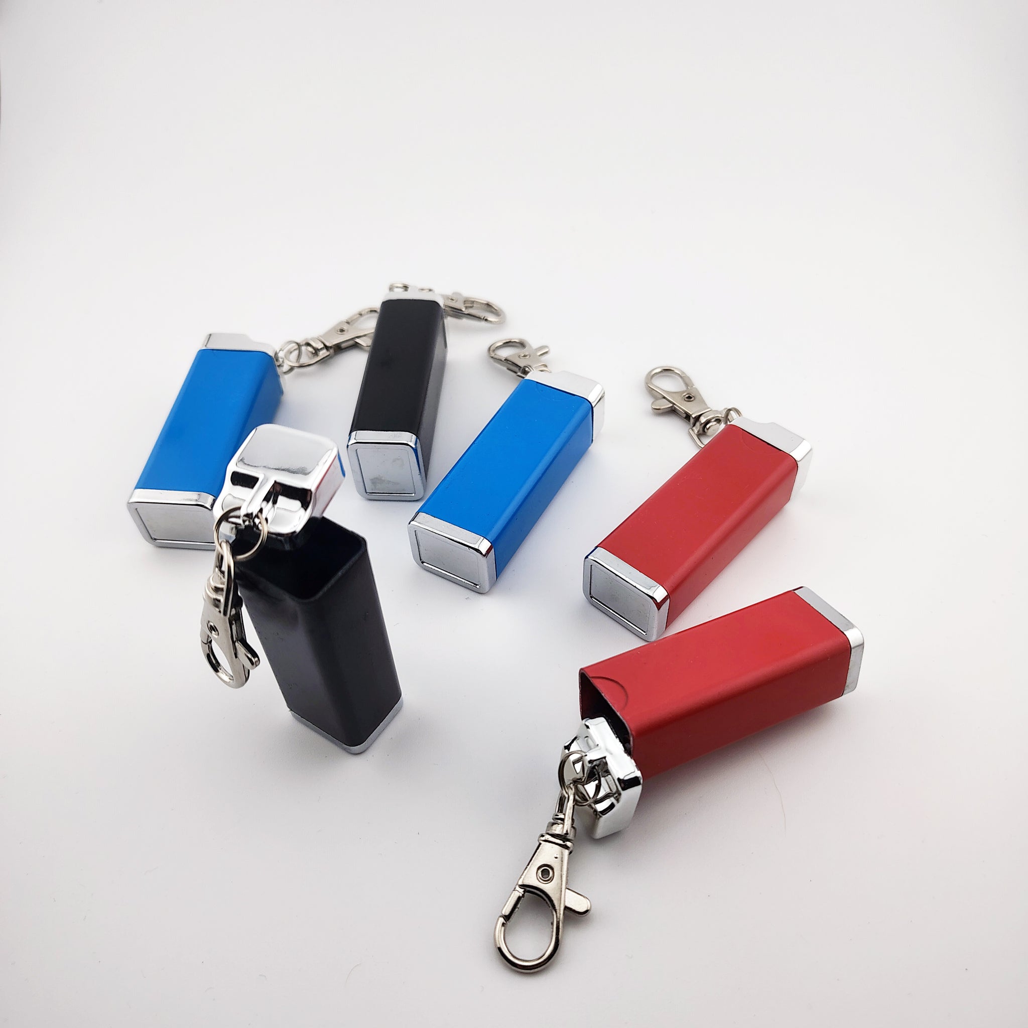 Portable Pocket Ashtray/Vehicle Cigarette Ashtray, Mini Stainless Steel Ashtray with Key Chain