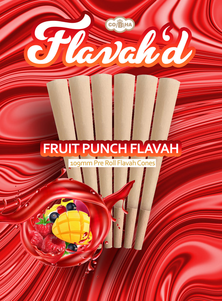 Flavah’d Fruit Punch Pre-Roll Cones Gravity Box