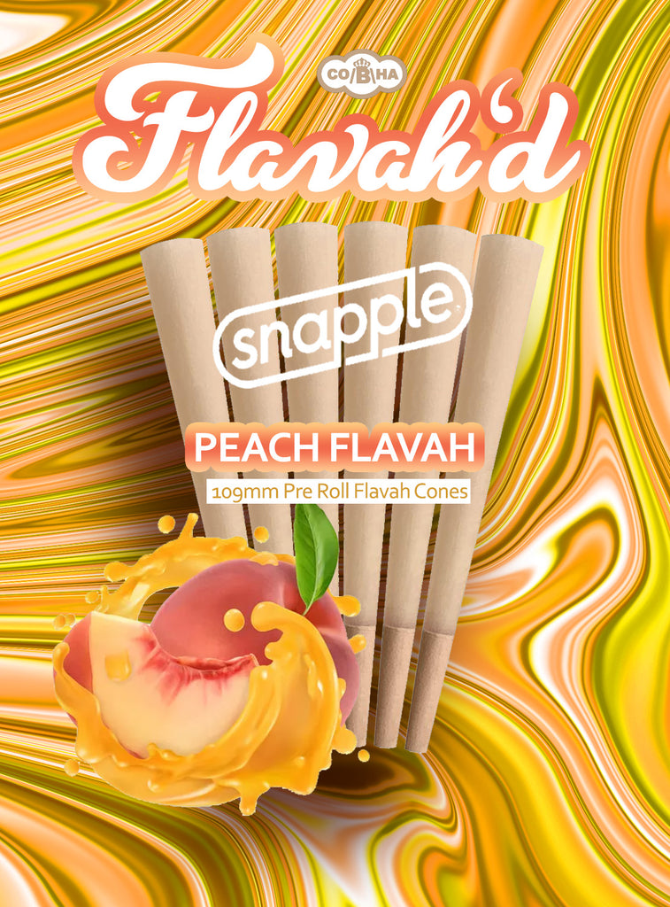 Flavah’d Snapple Peach Pre-Roll Cones