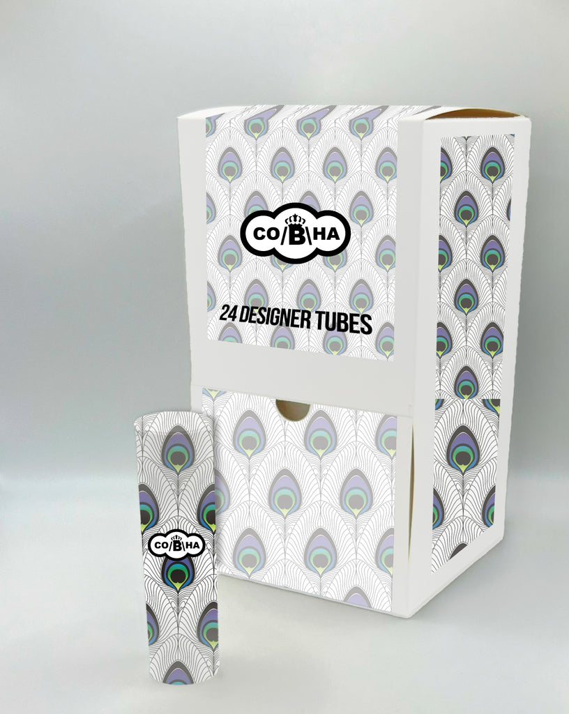 Peacocking Gravity Box 24 Tubes Designer Pre-Roll Cones