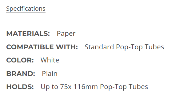 Unbranded Gravity Display Box - White [25 per Case]