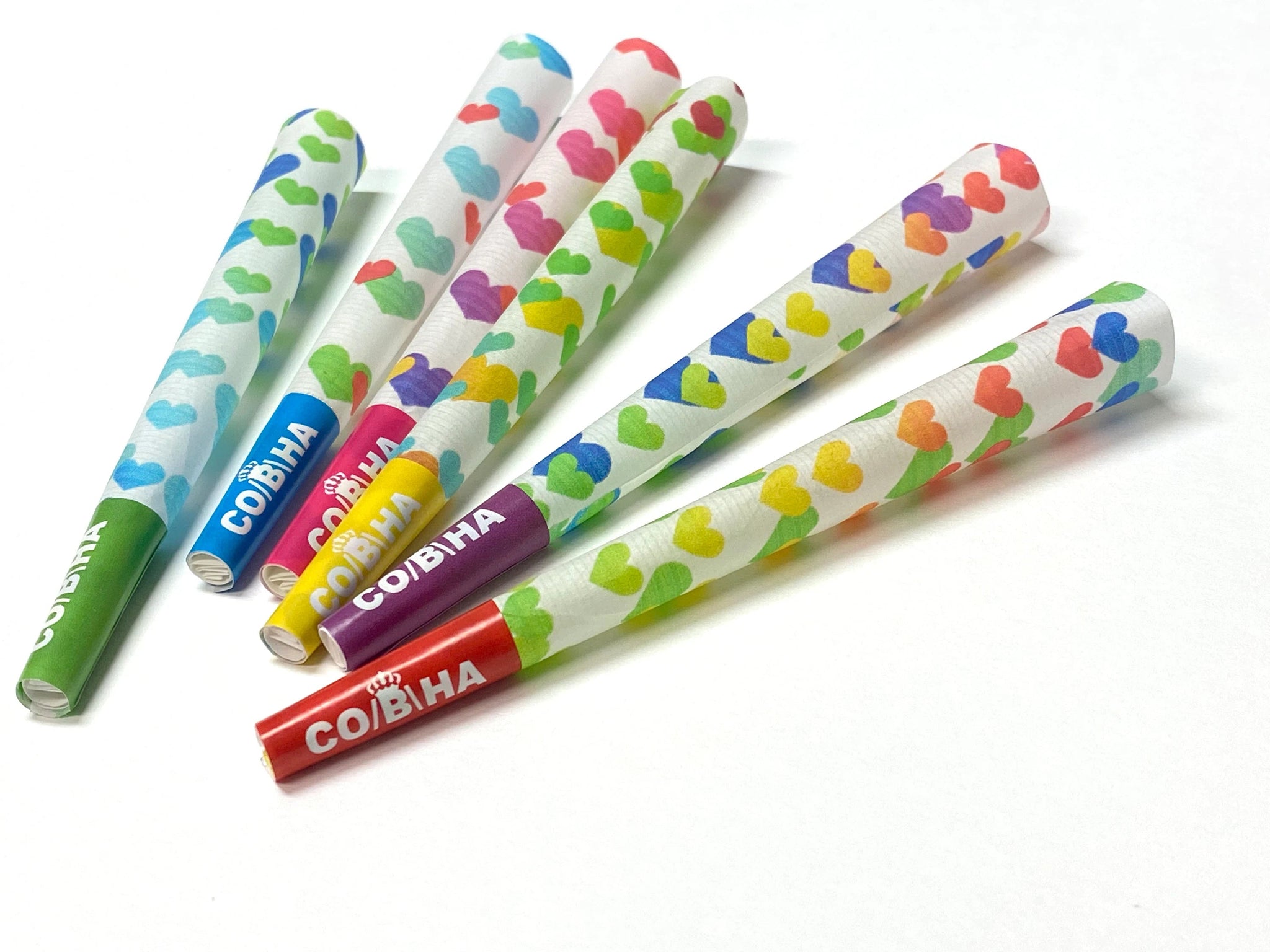 BIG LOVES 6 Pre Roll Cones - 1.5 gram - Rain Hearts CO/B\HA