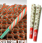 CUSTOM Designer Pre-Roll cones with Custom Tips option