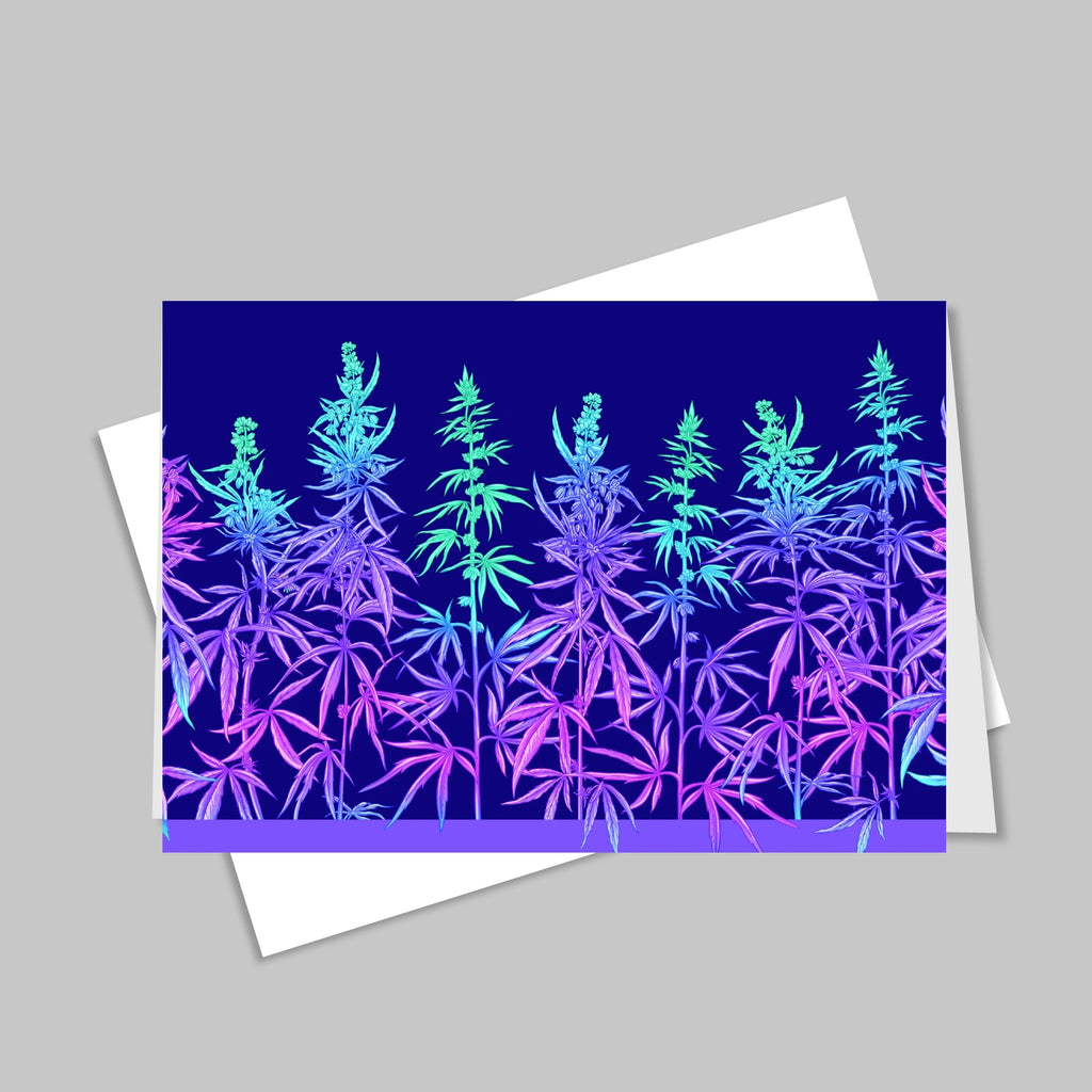 Fields of Blue Greeting Card CO/B\HA 