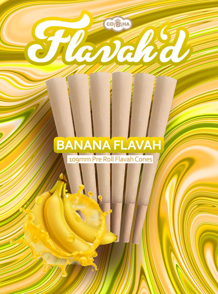 Flavah’d Banana Pre-Roll Cones CO/B\HA 