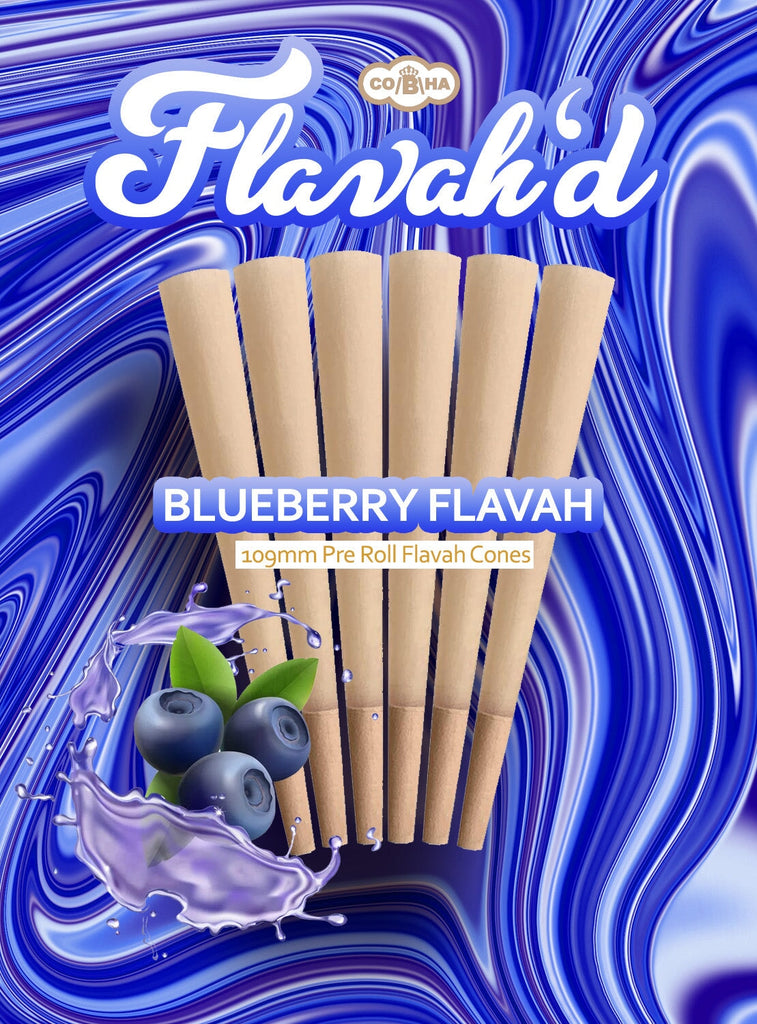 Flavah’d Blueberry Pre-Roll Cones CO/B\HA 