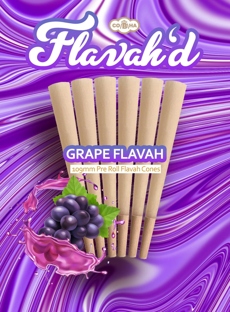 Flavah’d Grape Pre-Roll Cones CO/B\HA 