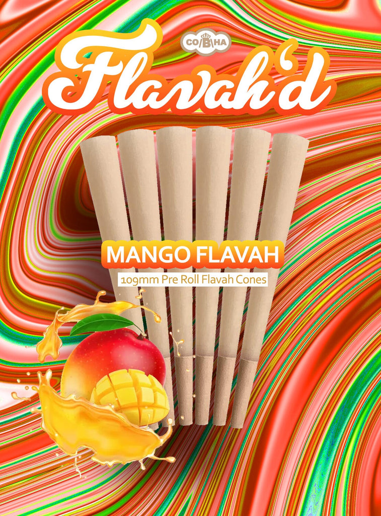 Flavah’d Mango Pre-Roll Cones CO/B\HA 