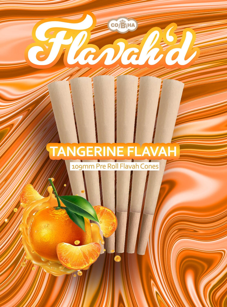 Flavah’d Tangerine Pre-Roll Cones CO/B\HA 