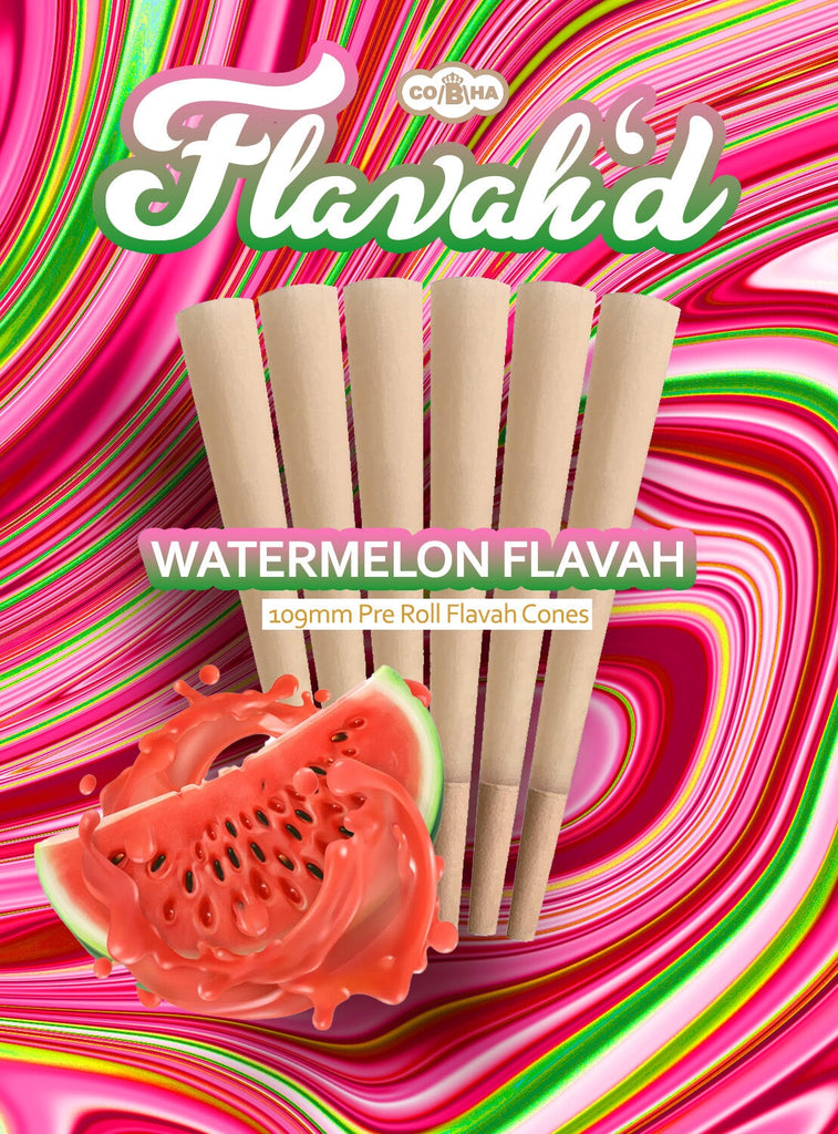 Flavah’d Watermelon Pre-Roll Cones CO/B\HA 