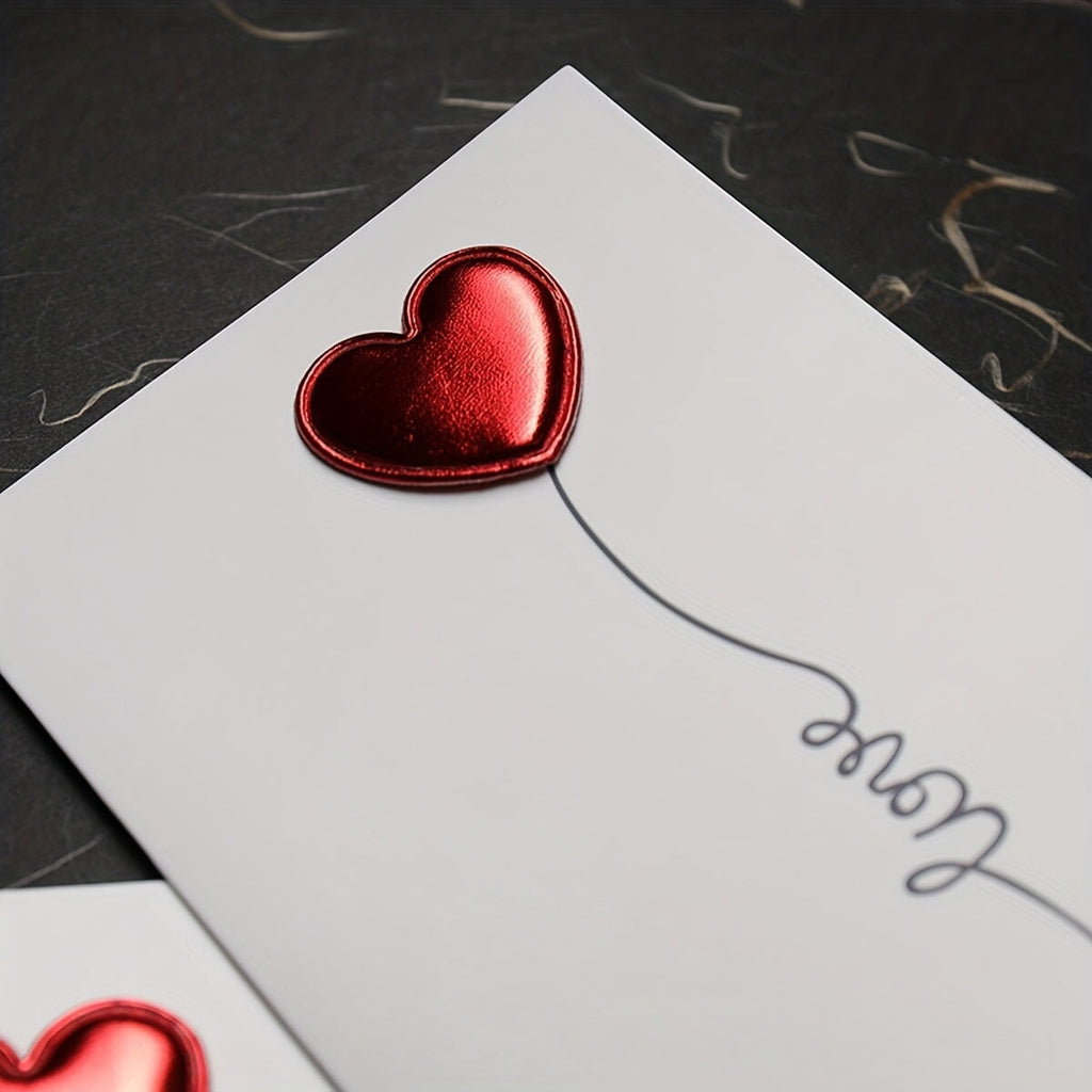 Greetings Cards Valentines 3D Love Card EKG CO/B\HA Love Ballon 