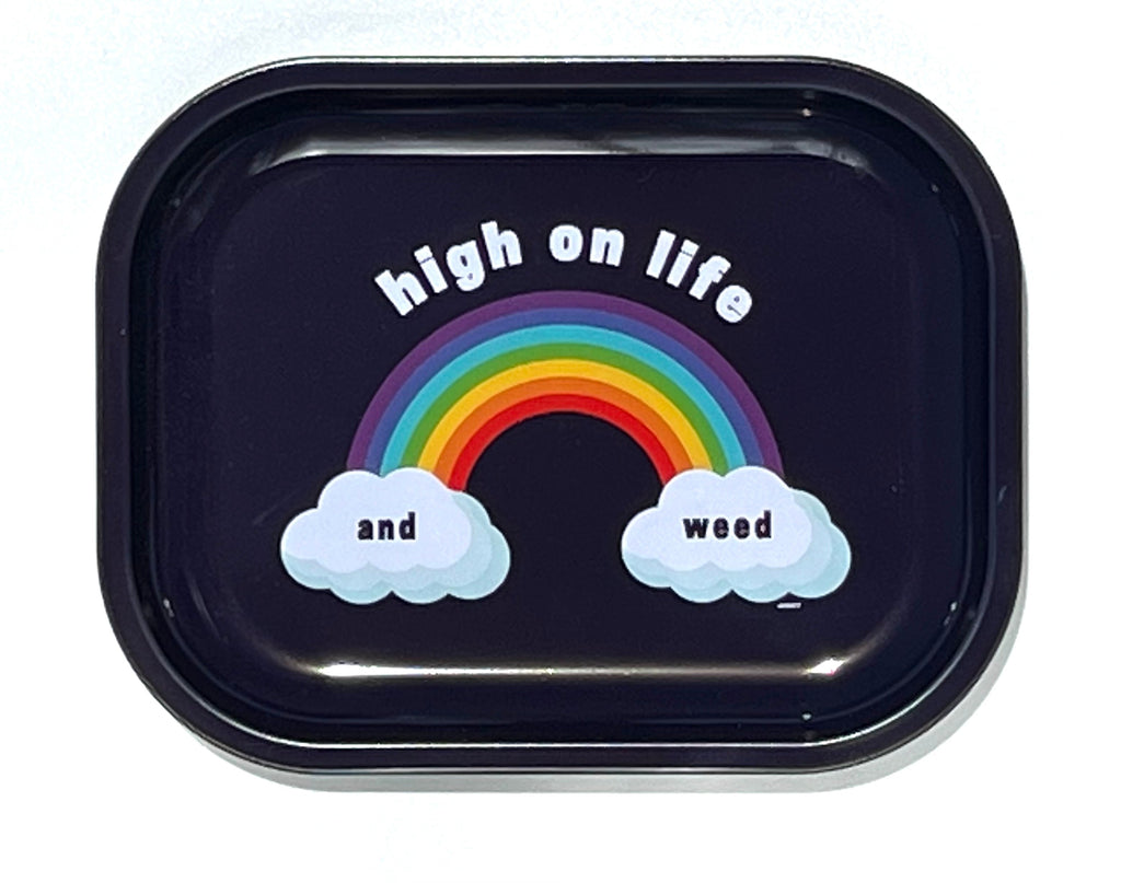 High on Life Metal Rolling Tray - Medium - CO/B\HA 