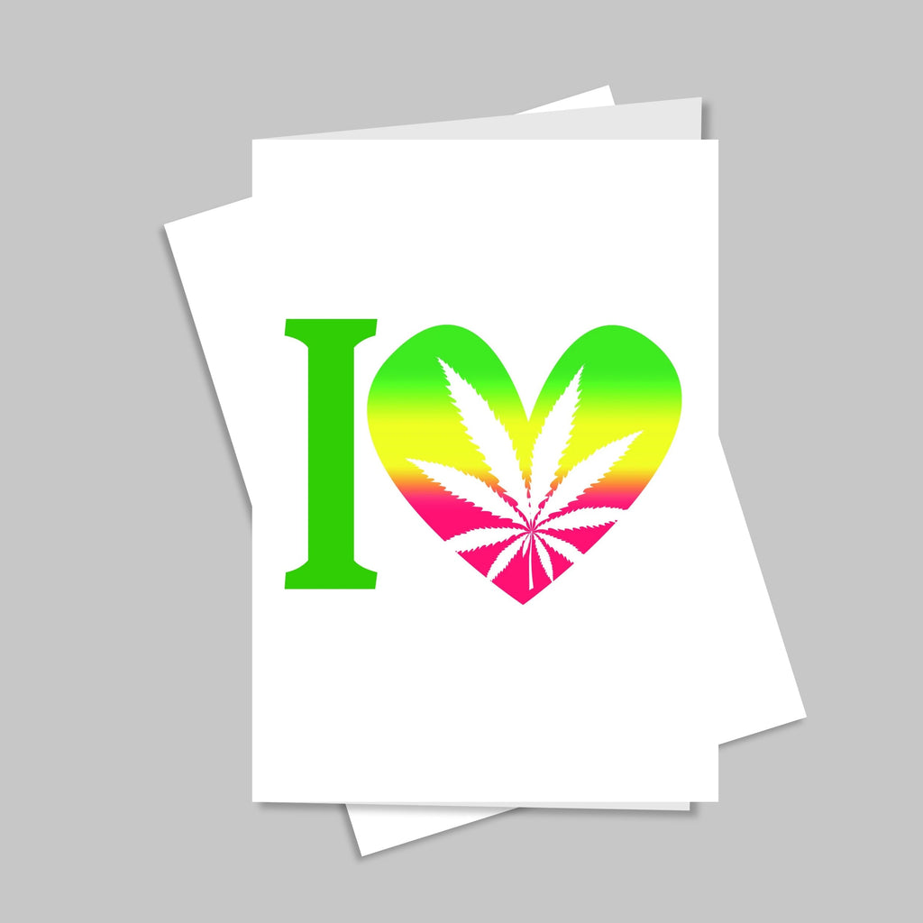 I Love Leaf Greeting Card CO/B\HA 