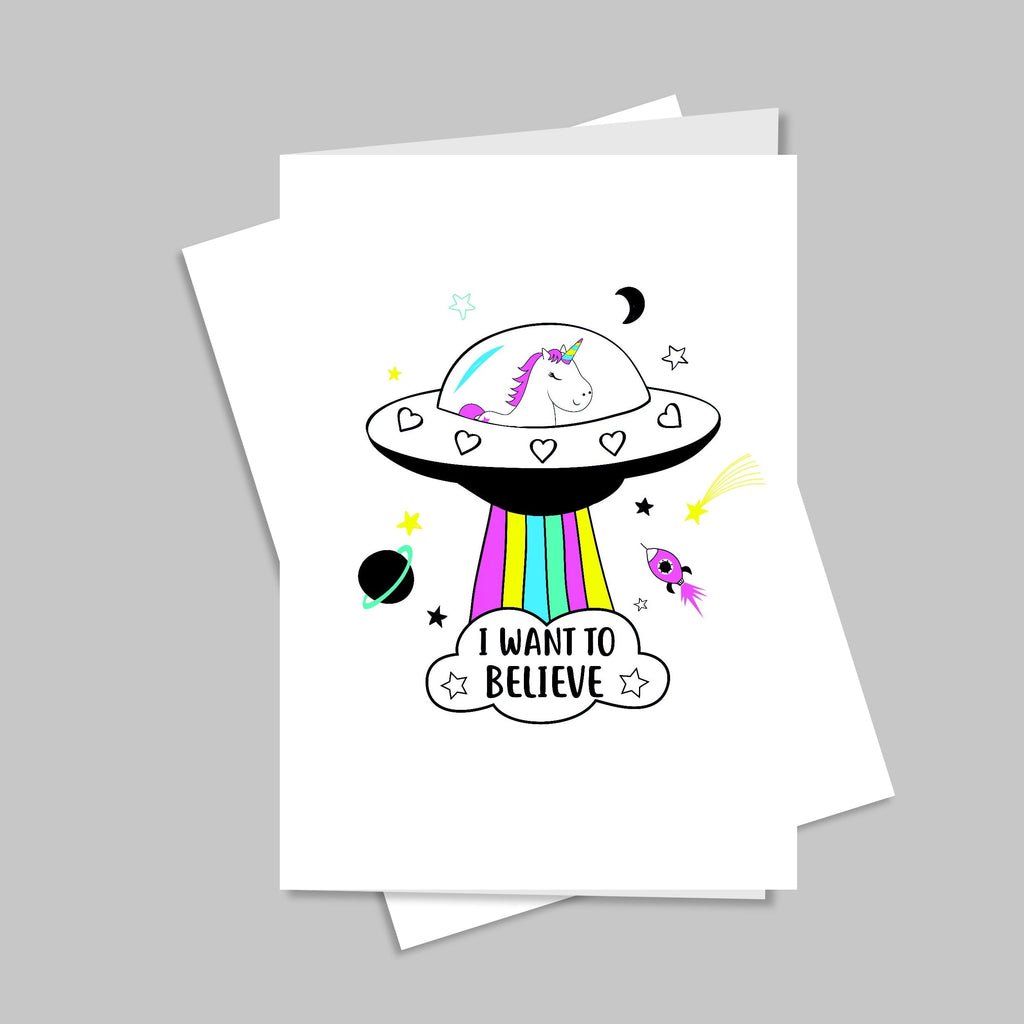 I want to believe Greeting Card CO/B\HA 