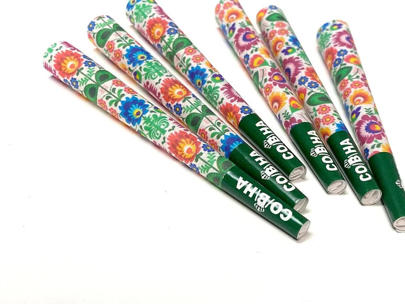 Flower Garden Gravity Box 24 Tubes Designer Pre-Roll Cones