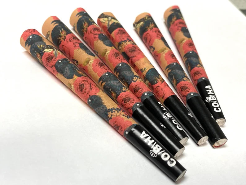 Raven Rose Gravity Box 24 Tubes Designer Pre-Roll Cones