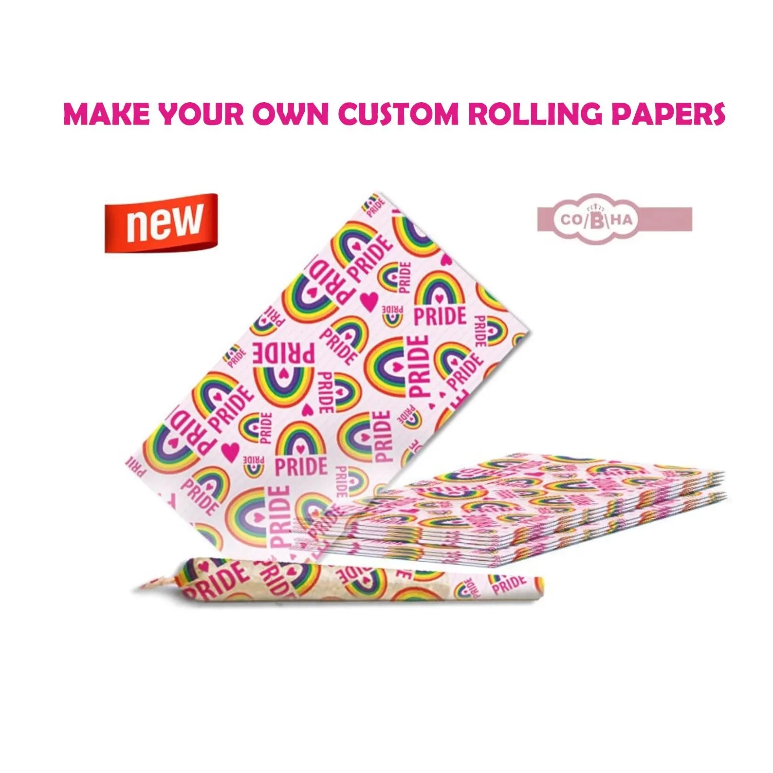 CUSTOM Rolling Paper (12) Designer sheets