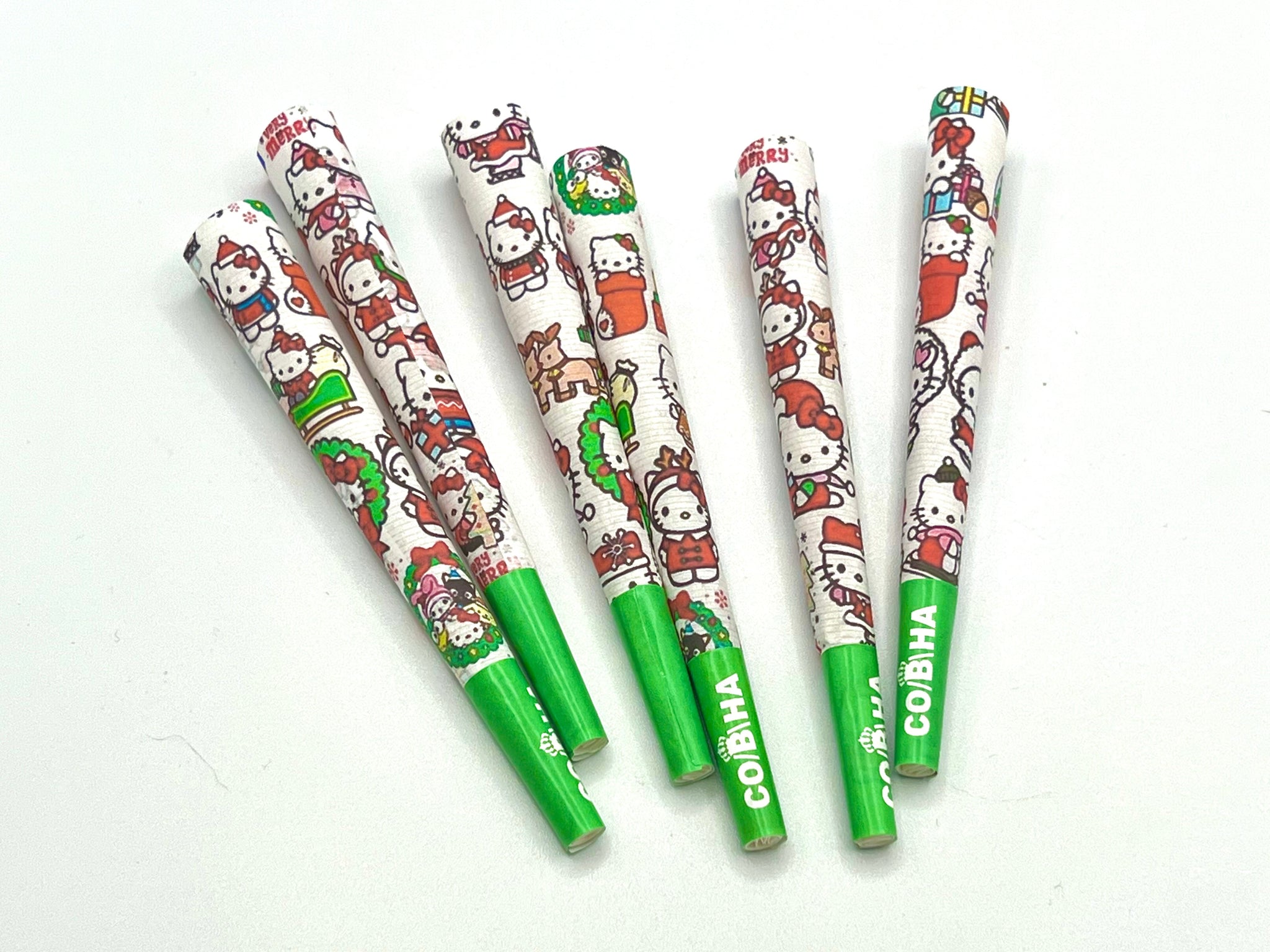 KittyXmas 6 Pre-Roll Cones - 1.5 gram - CO/B\HA 
