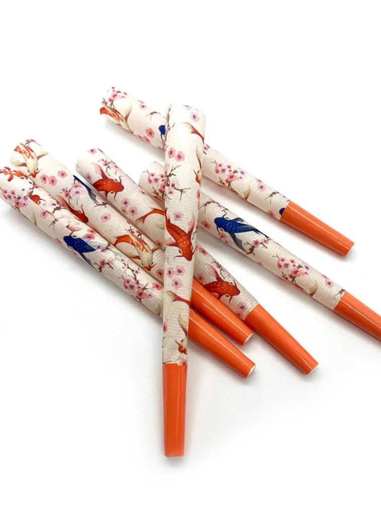 Koi Blossom Gravity Box 24 Tubes Designer Pre-Roll Cones