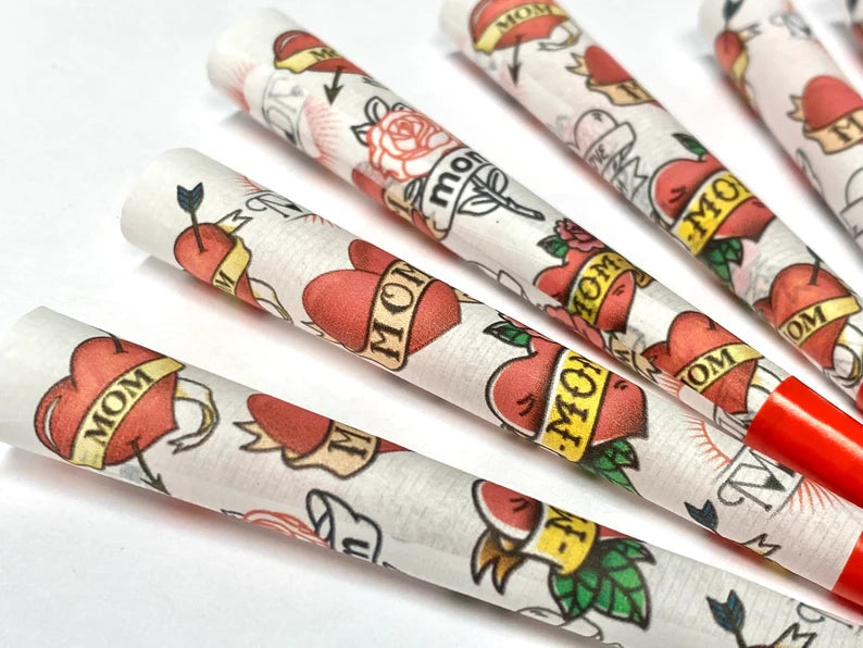 Moms Tattoo 6 Pre-Roll Cones CO/B\HA