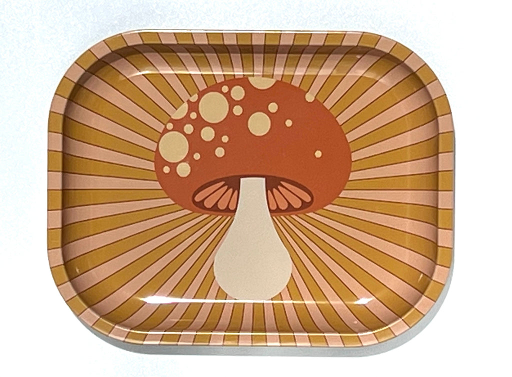 Mushroom Metal Rolling Tray - Medium - CO/B\HA 