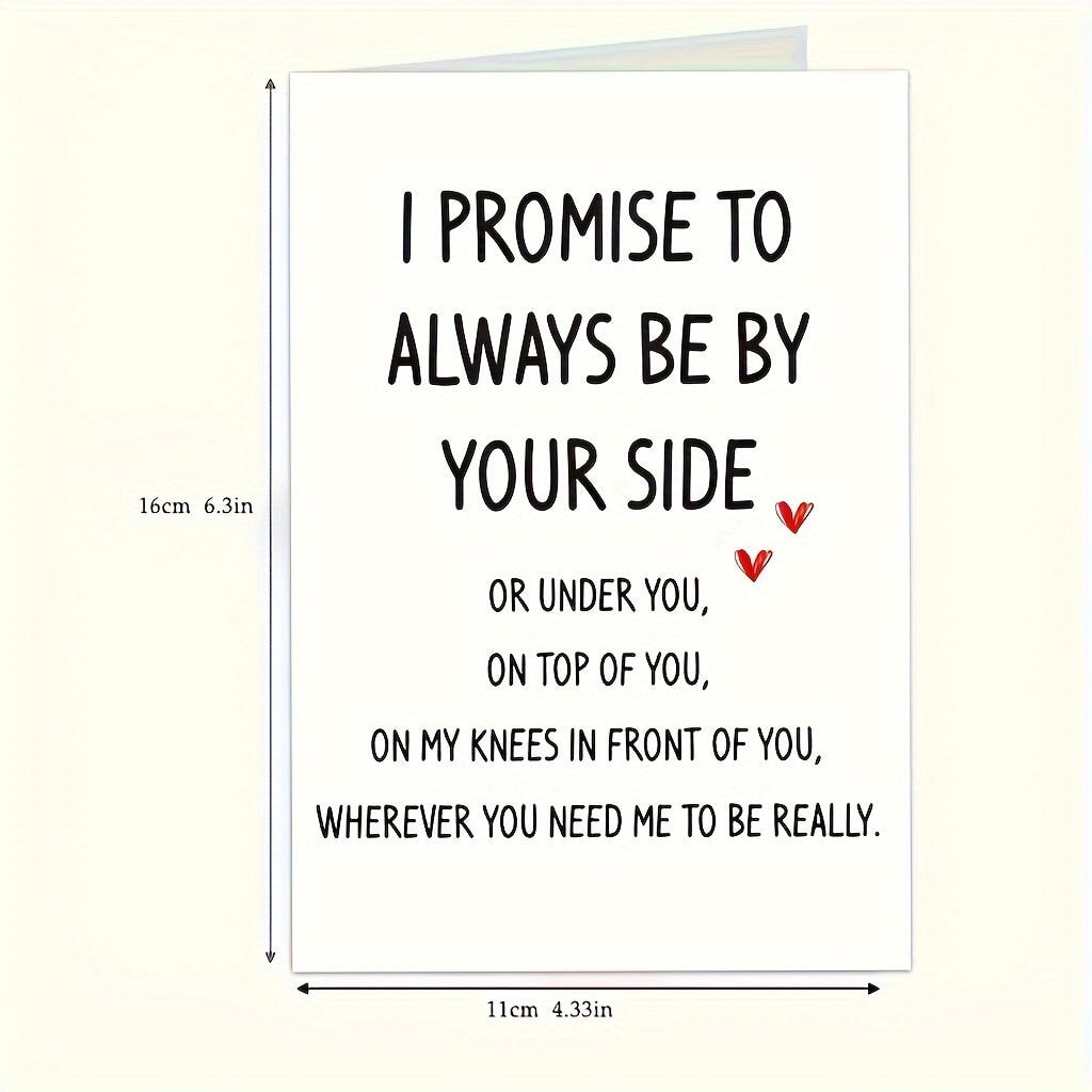 Naughty Anniversary Card For Him, Funny Valentine's Day Birthday Card For Husband Boyfriend CO/B\HA 