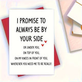Naughty Anniversary Card For Him, Funny Valentine's Day Birthday Card For Husband Boyfriend CO/B\HA 
