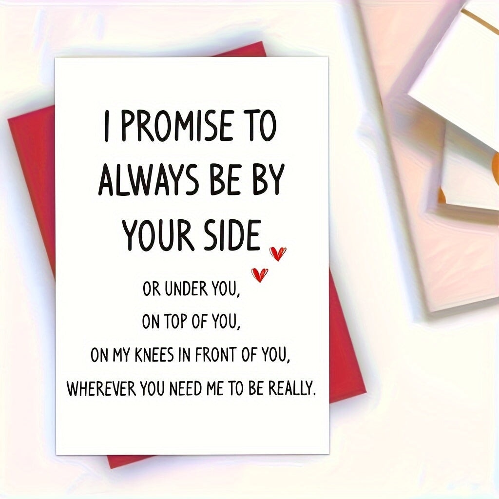 Naughty Anniversary Card For Him, Funny Valentine's Day Birthday Card For Husband Boyfriend CO/B\HA 