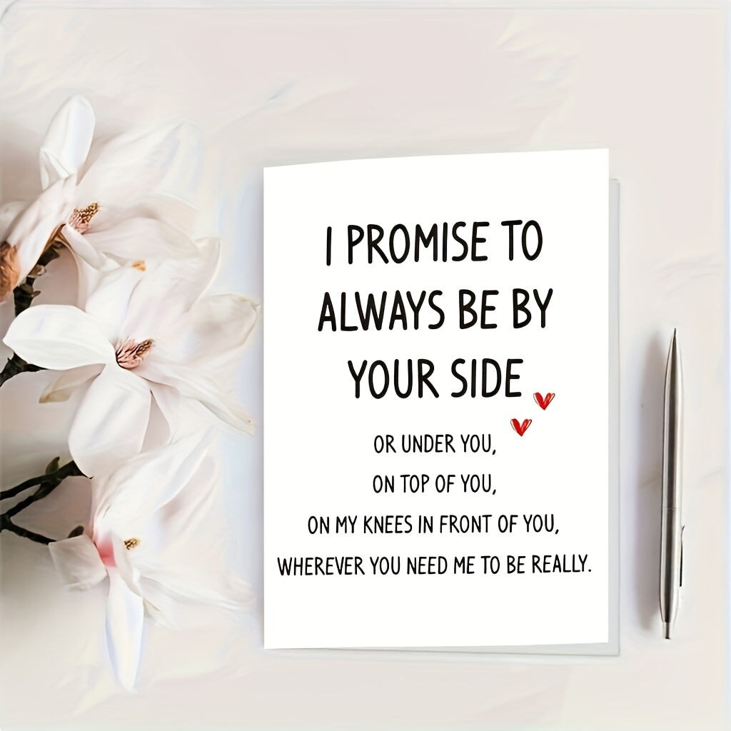 Naughty Anniversary Card For Him, Funny Valentine's Day Birthday Card For Husband Boyfriend CO/B\HA 