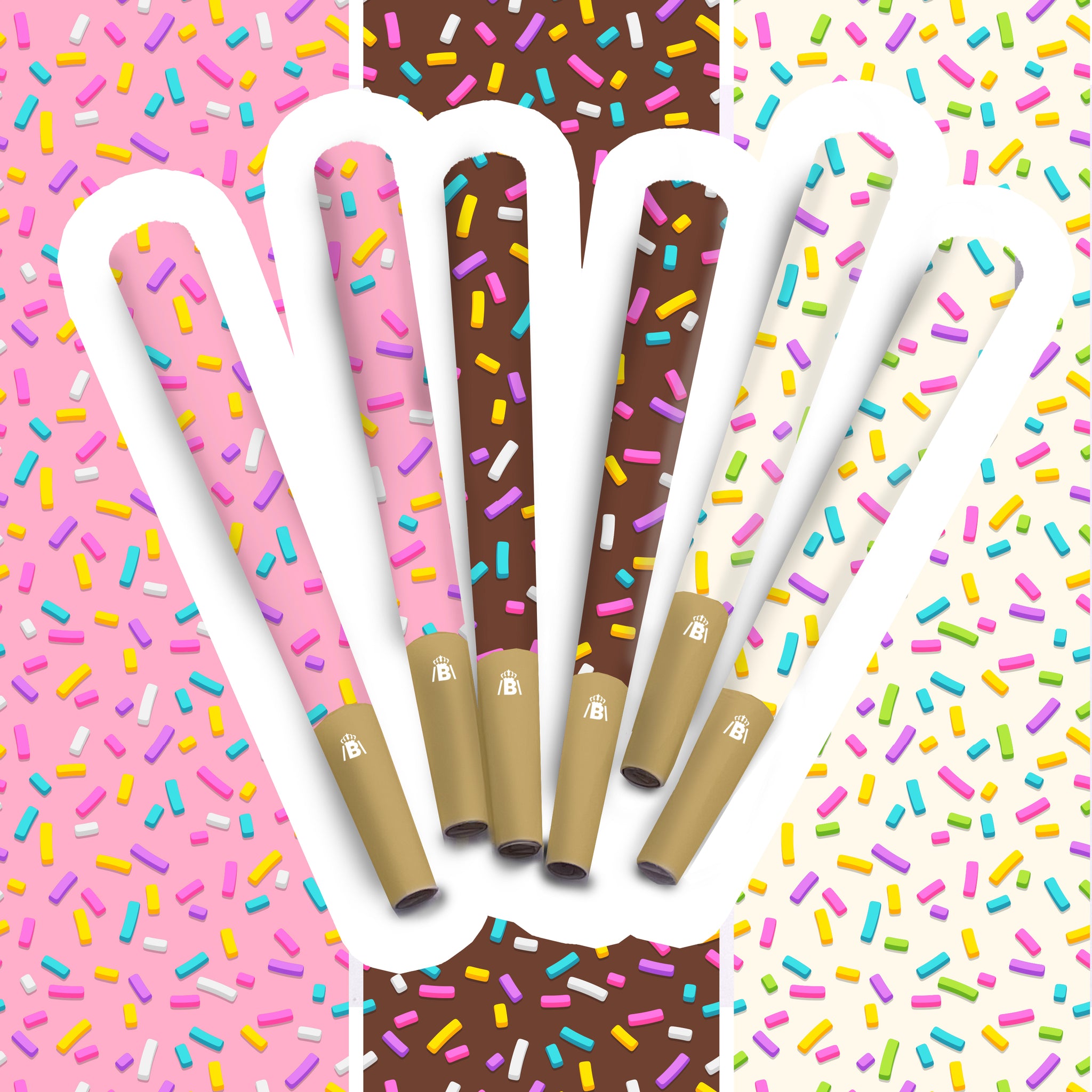 Neapolitan 6 Pre-Roll Cones - 1.5 gram