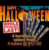 4 Tubes OVERSTOCK HALLOWEEN BUNDLES: While Supplies Last