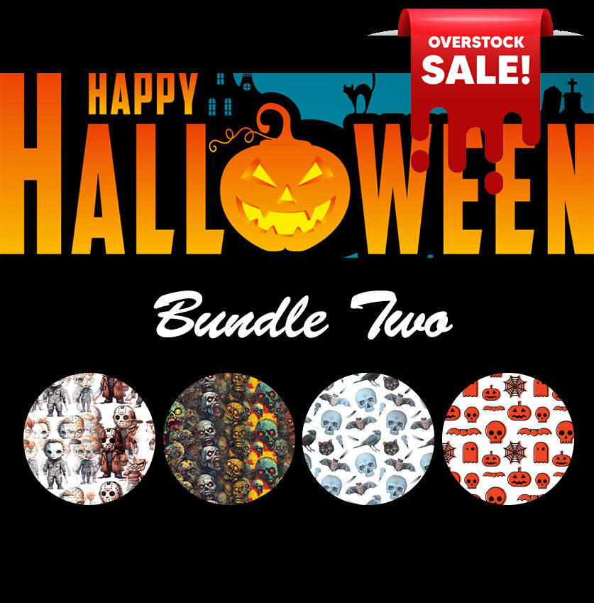 4 Tubes OVERSTOCK HALLOWEEN BUNDLES: While Supplies Last