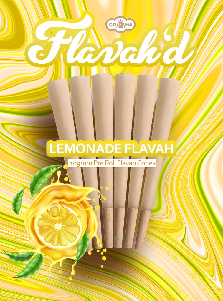 Flavah’d Lemonade Pre-Roll Cones Gravity Box