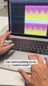 CUSTOM Designer Pre-Roll cones with Custom Tips option