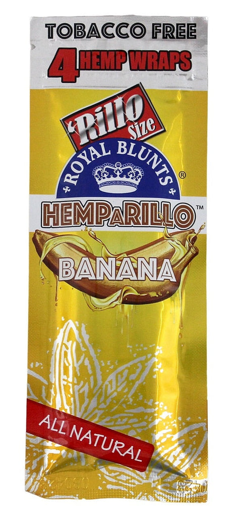 Royal Blunts Banana Hemparillo Hemp Wraps CO/B\HA 