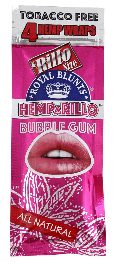 Royal Blunts Bubble Gum Hemparillo Hemp Wraps CO/B\HA 