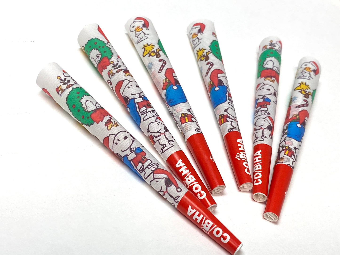 Snoopy Christmas 6 Pre-Roll Cones - 1.5 gram - CO/B\HA