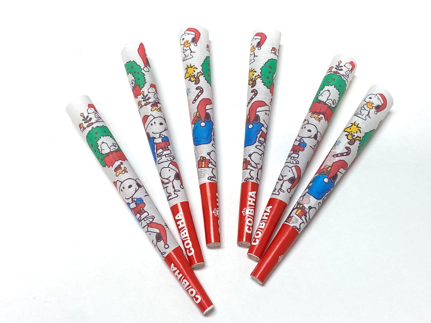 Snoopy Christmas 6 Pre-Roll Cones - 1.5 gram - CO/B\HA