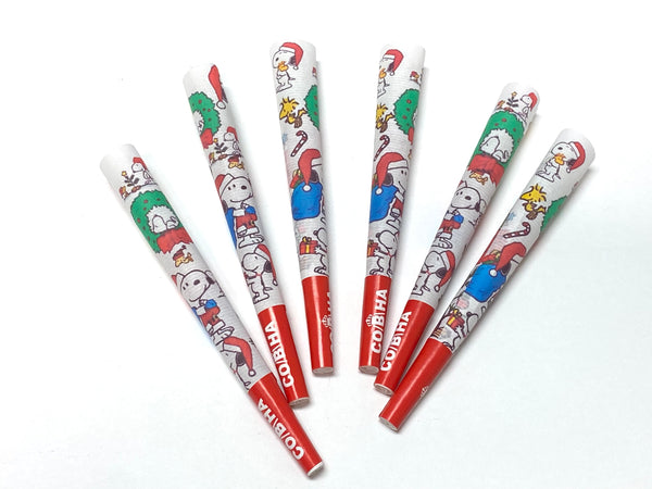 Snoopy Christmas 6 Pre-Roll Cones - 1.5 gram - CO/B\HA 